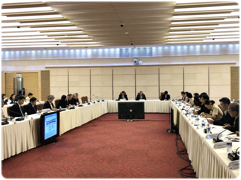 ﻿กรมบังคับคดีร่วมประชุมเรื่องการรายงานผลการดำเนินการตามแนวทางการปรับปรุงสภาพแวดล้อมสำหรับการประกอบธุรกิจในประเทศไทยของธนาคารโลก (Doing Business)
